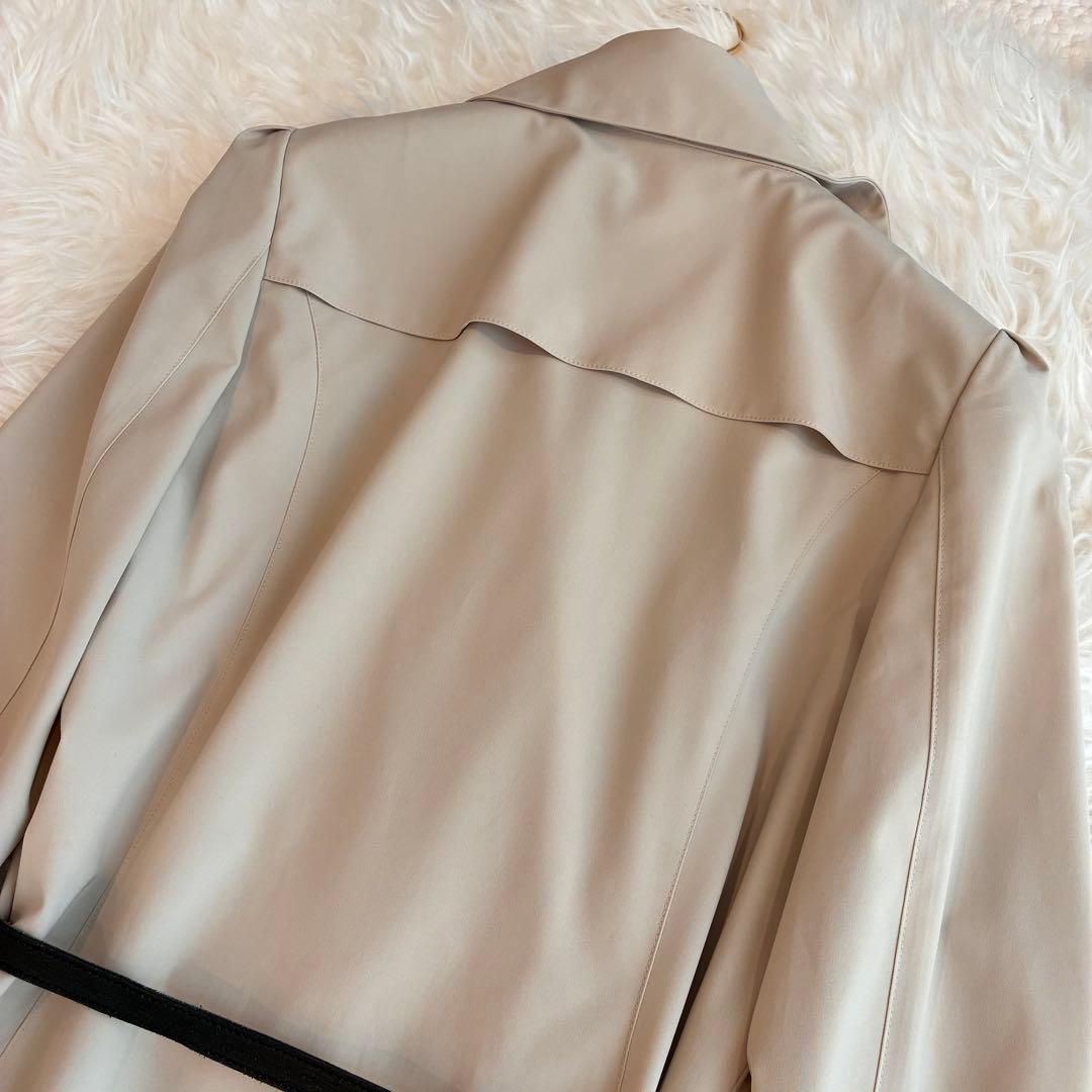 フォクシーニューヨーク♡Coat Rainy トレンチコート　革ベルト付き　38