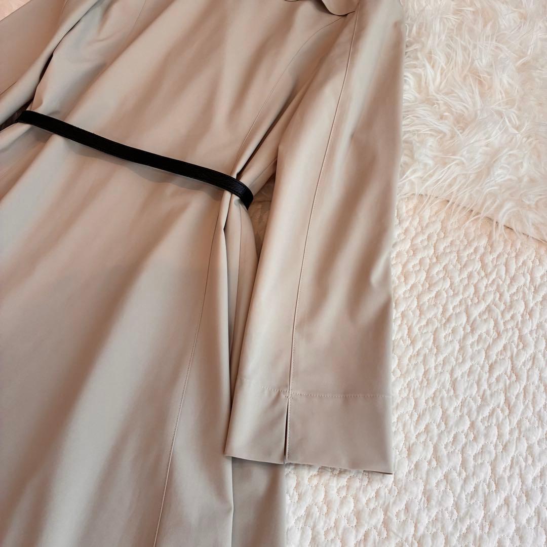 フォクシーニューヨーク♡Coat Rainy トレンチコート　革ベルト付き　38
