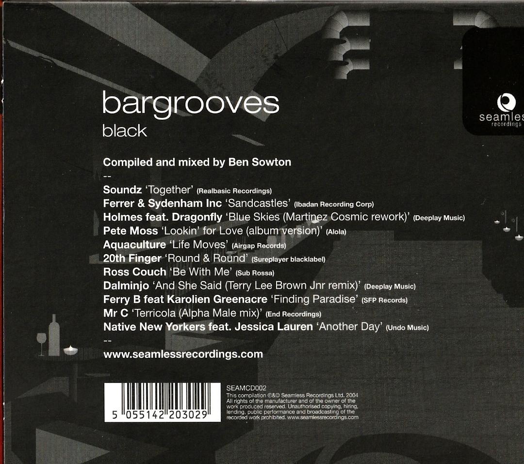 Bargrooves CD 3点