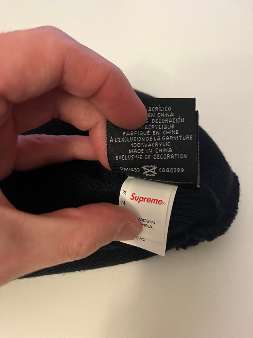 帽子 Supreme x New Era Box Logo Beanie (25FW)