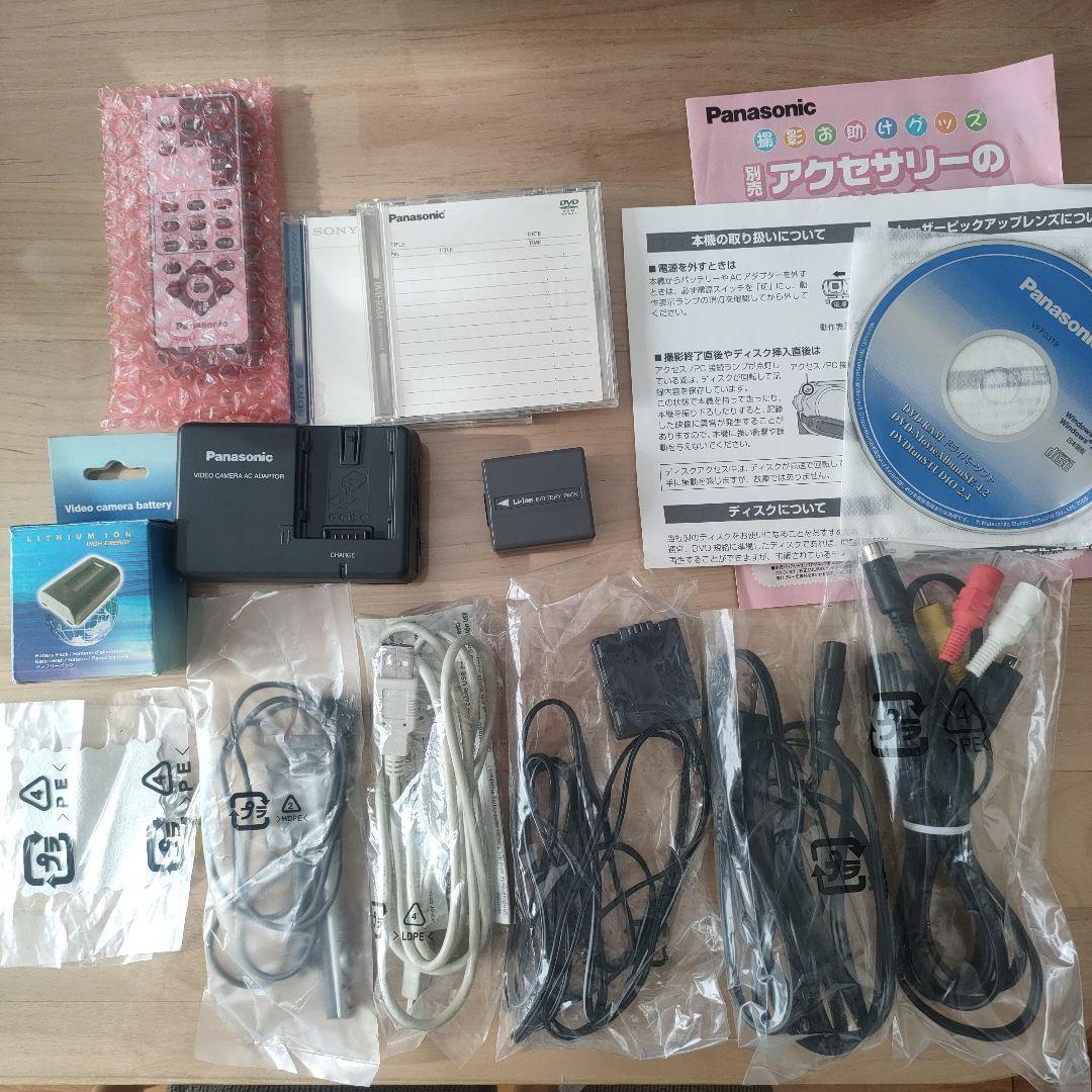 Panasonic VDR-D300 DVDビデオカメラ 本体付属品等