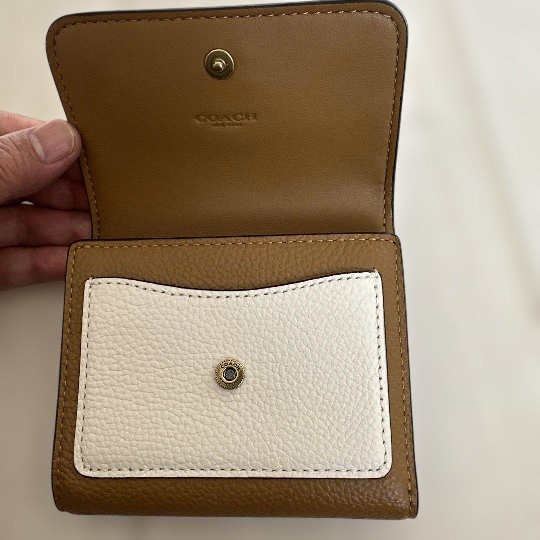 COACH ミラ スモール フラップ ウォレット・カラーブロック 正規品