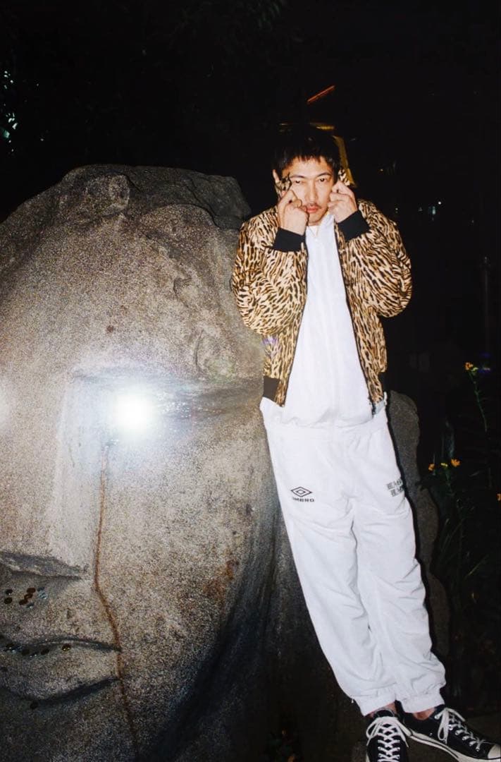 UMBRO/WACKO MARIA ナイロン トラックパンツ
