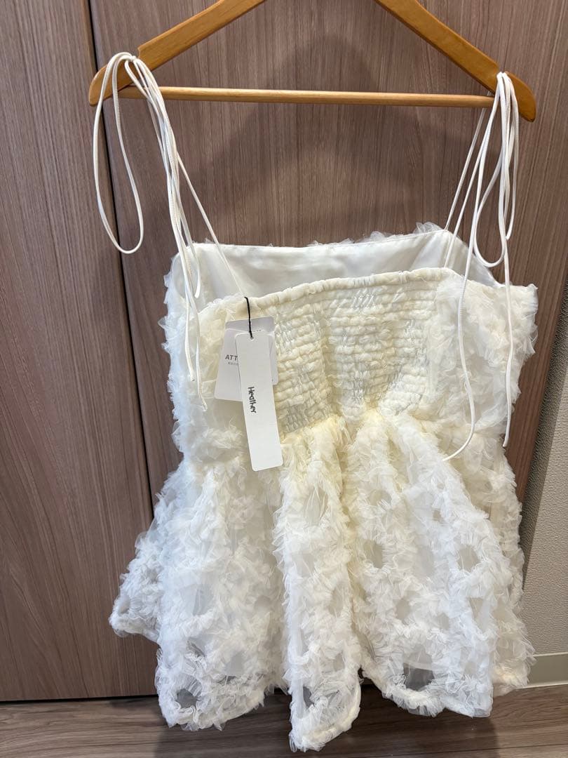 新品Heather ボリュームチュールキャミ