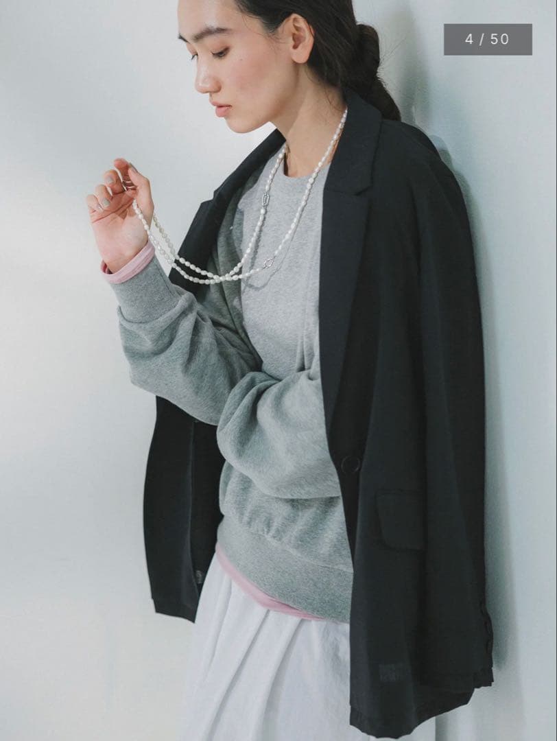 ❤️ほぼ未使用❤️crewre レイヤードシアージャケット