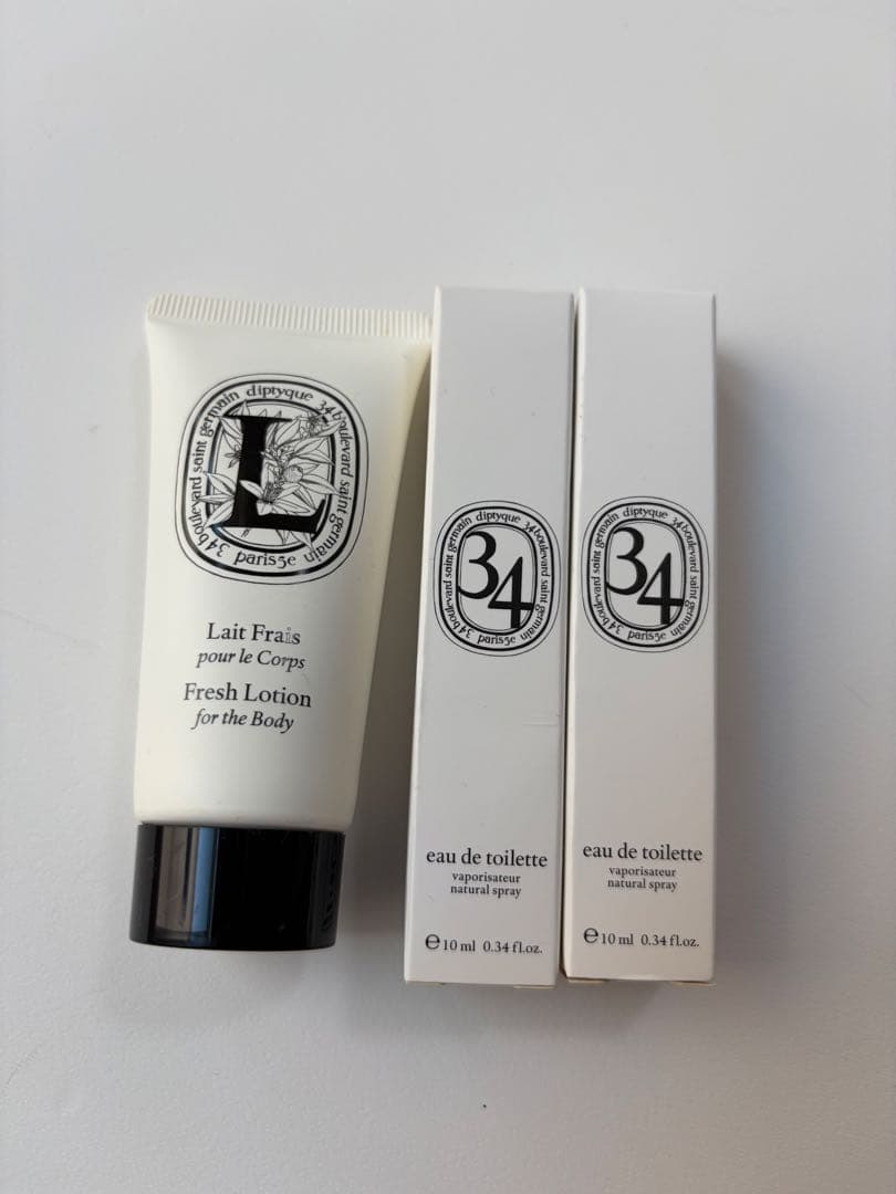 香水(ユニセックス) Diptyque 34 Eau de Toilette & Lait Frais