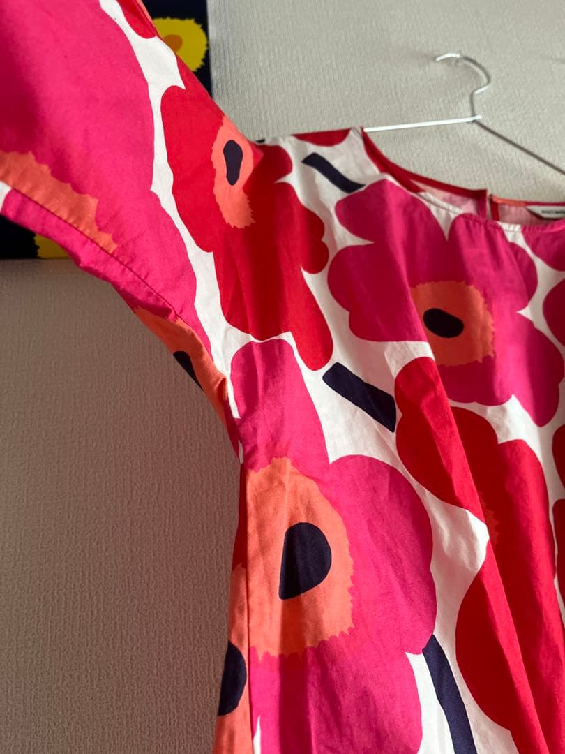 ✨美品✨marimekko Unikko 7部丈カットソー