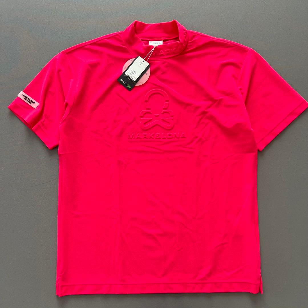 【新品】MARK&LONA マークアンドロナ　現行　モックネック　半袖シャツ