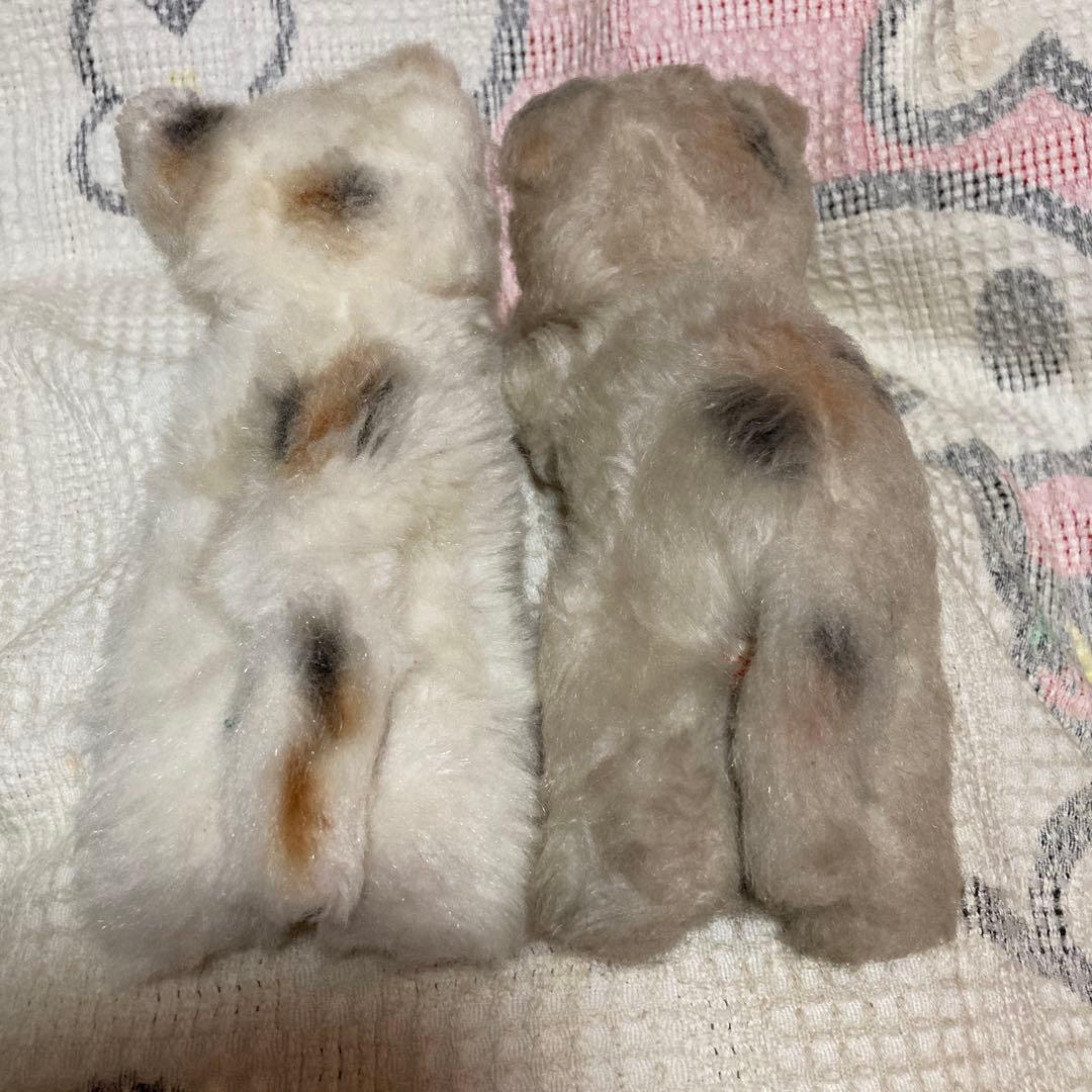 昭和レトロ　ヴィンテージ Meiji 明治　ノベルティ　猫　ぬいぐるみ　2こ