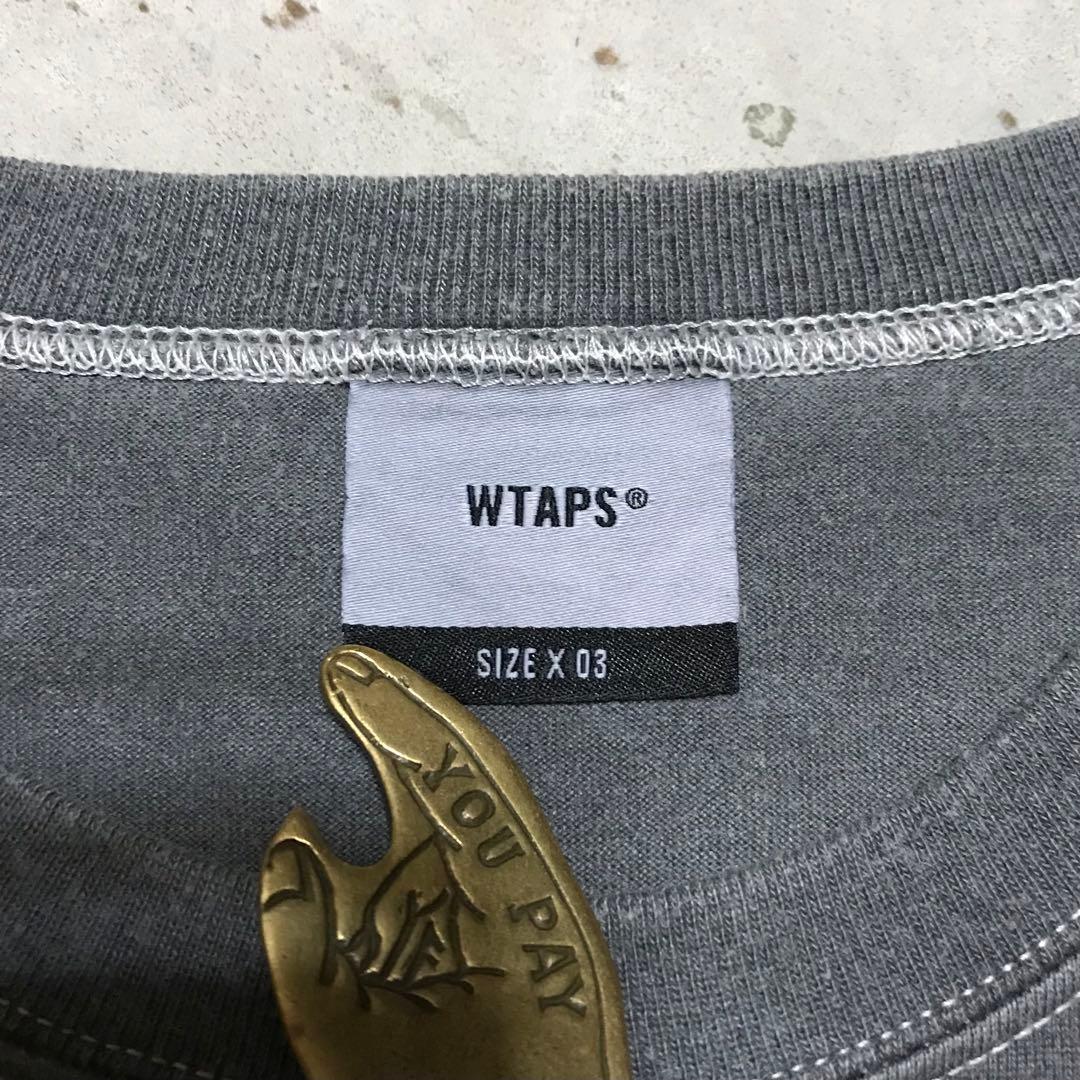 ［完売／希少モデル］未使用《★ WTAPS ★》胸ポケピグメントTシャツ L