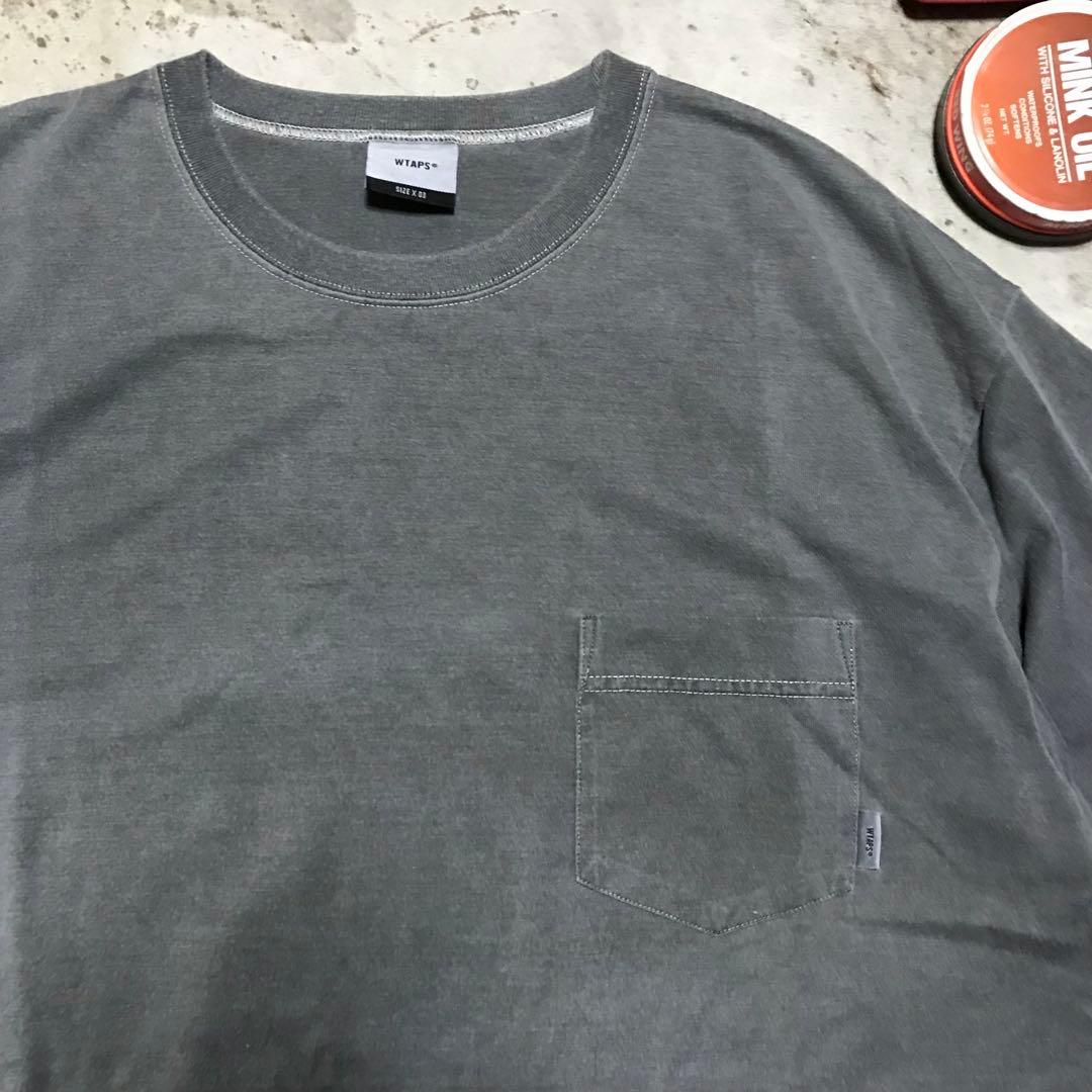 ［完売／希少モデル］未使用《★ WTAPS ★》胸ポケピグメントTシャツ L