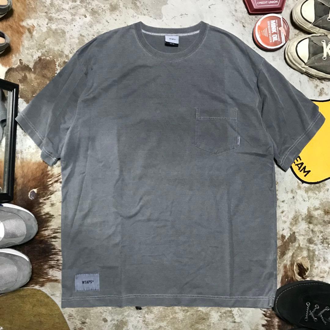 ［完売／希少モデル］未使用《★ WTAPS ★》胸ポケピグメントTシャツ L