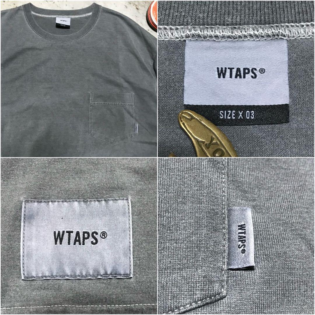 ［完売／希少モデル］未使用《★ WTAPS ★》胸ポケピグメントTシャツ L