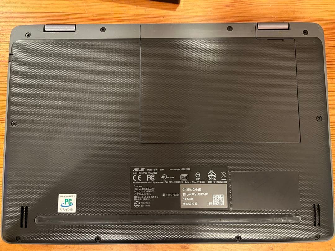 Chromebook C214M ASUS 初期化済み