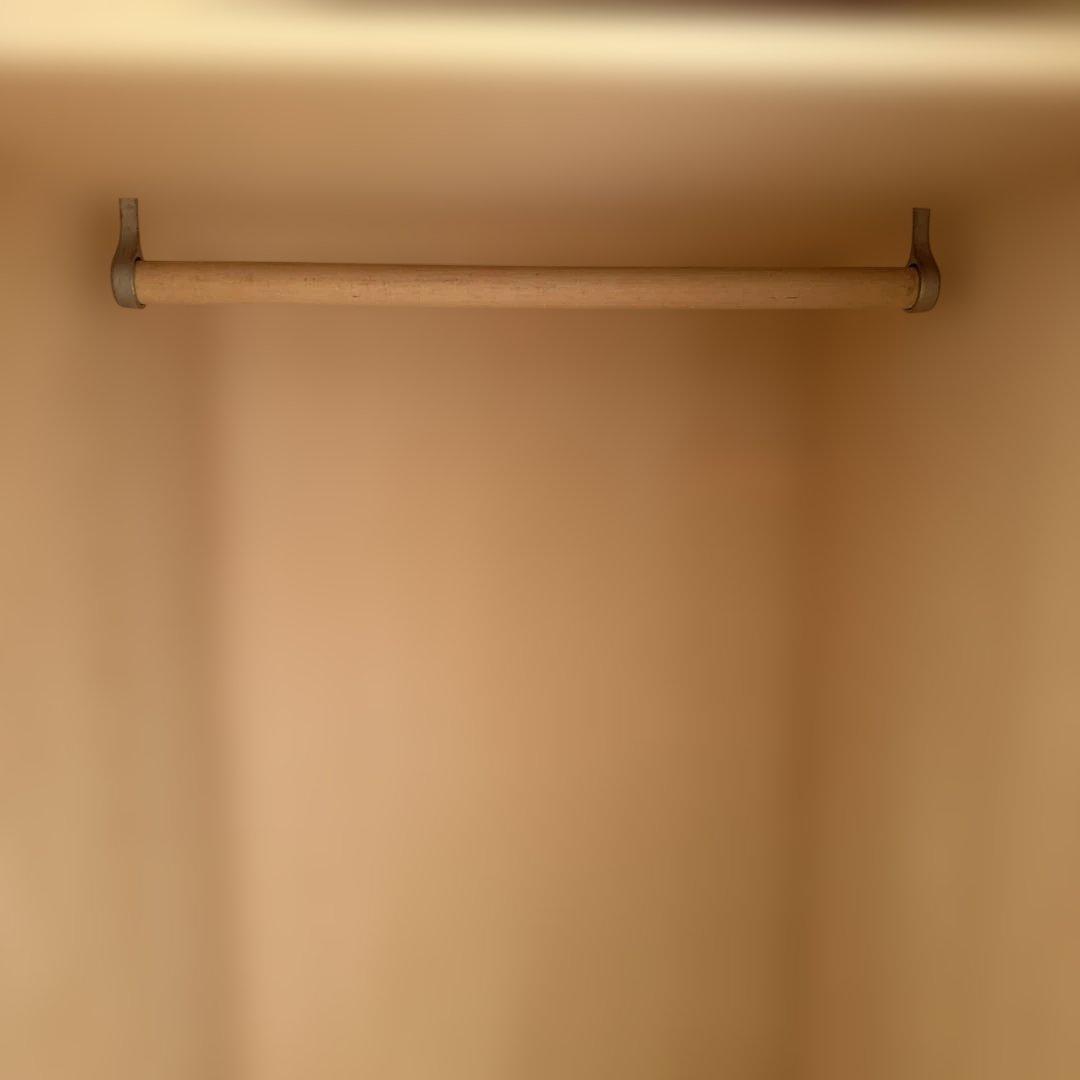 モモナチュラル　ホワイト木製チェスト 引き出し付き