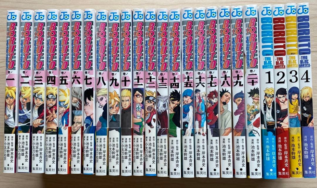 ボルト全巻(1〜20巻＋4巻・全初版・帯付き・ジャンパラ付き)