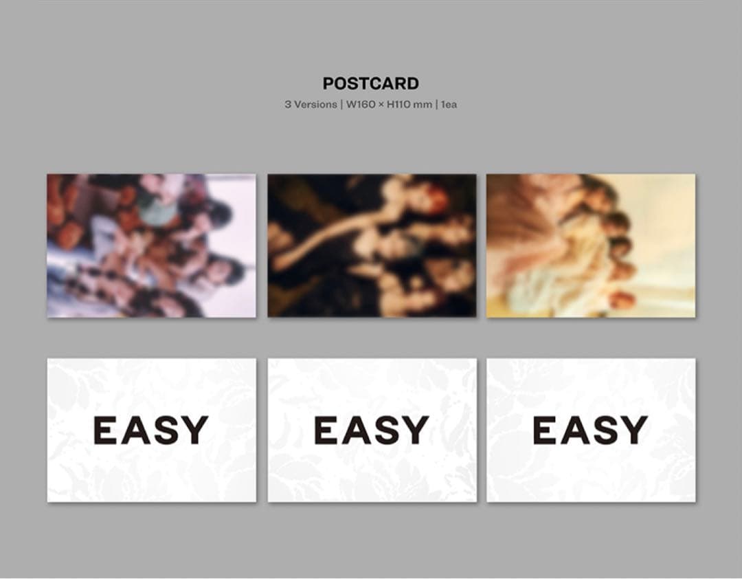 LE SSERAFIM EASY ポスター ポスカ セット × 10セット