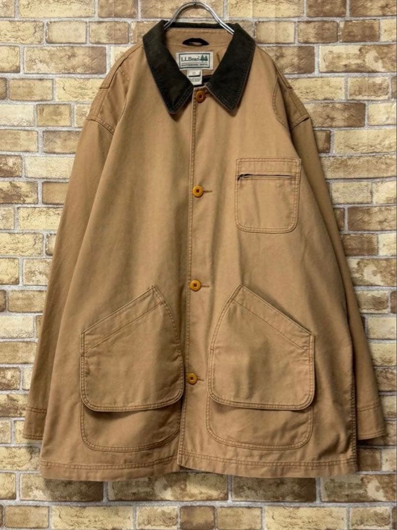エルエルビーン　ハンティングジャケット　ビッグシルエット　ブラウン　XXL