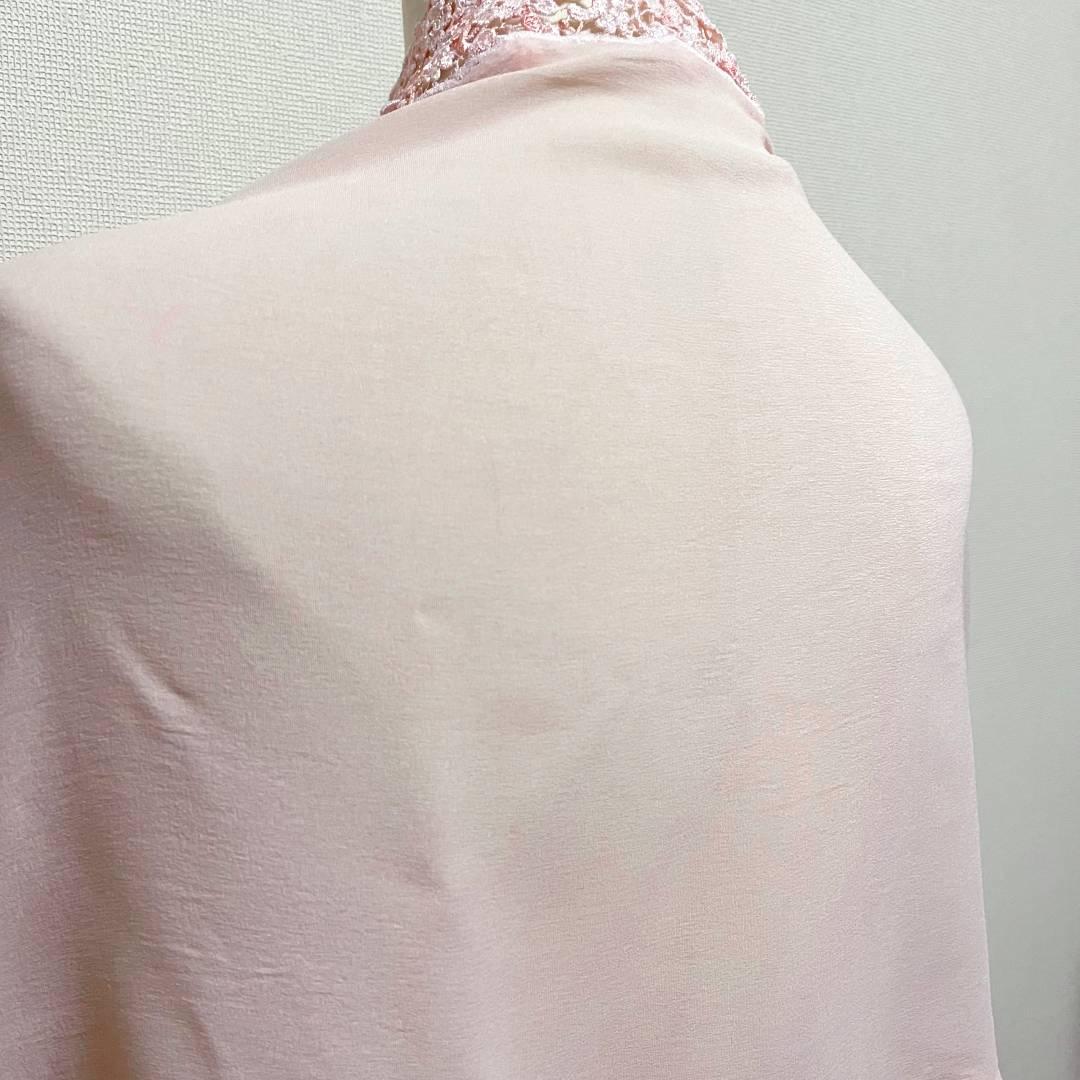 銀座和光 シルク100 イタリア製 ジョーゼット 花柄 レース 刺繍 ストール
