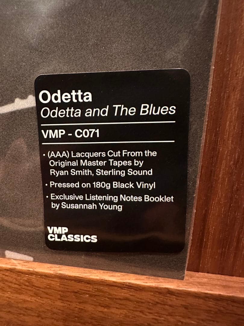 【未開封】Odetta and The Blues VMP限定盤