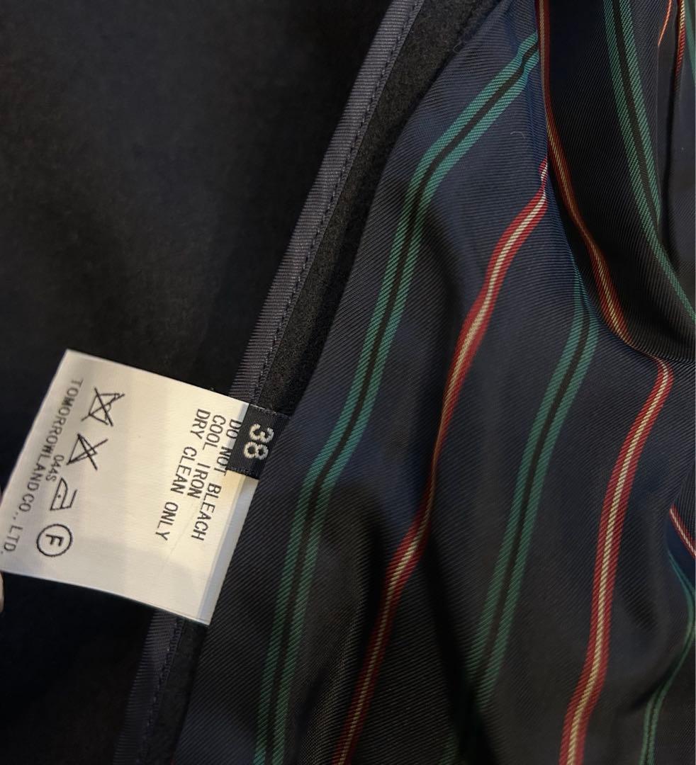 【新品】ウール100% ジャケット　ダークネイビー　MACPHEE マカフィー