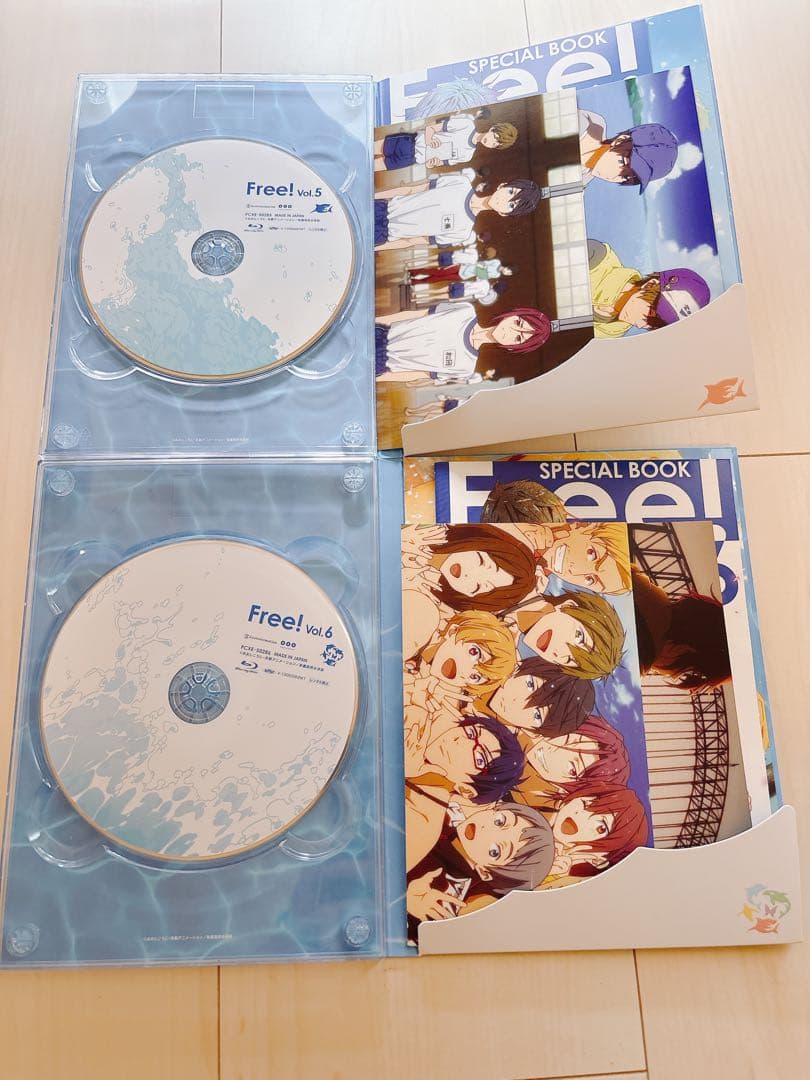 【特典完備】アニメ Free! 1期 初回版 Blu-ray 全6巻セット