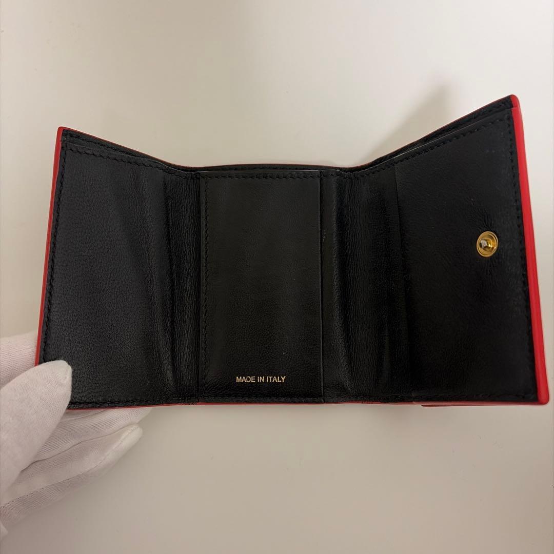 MARNI オリーブグリーン 三つ折り財布