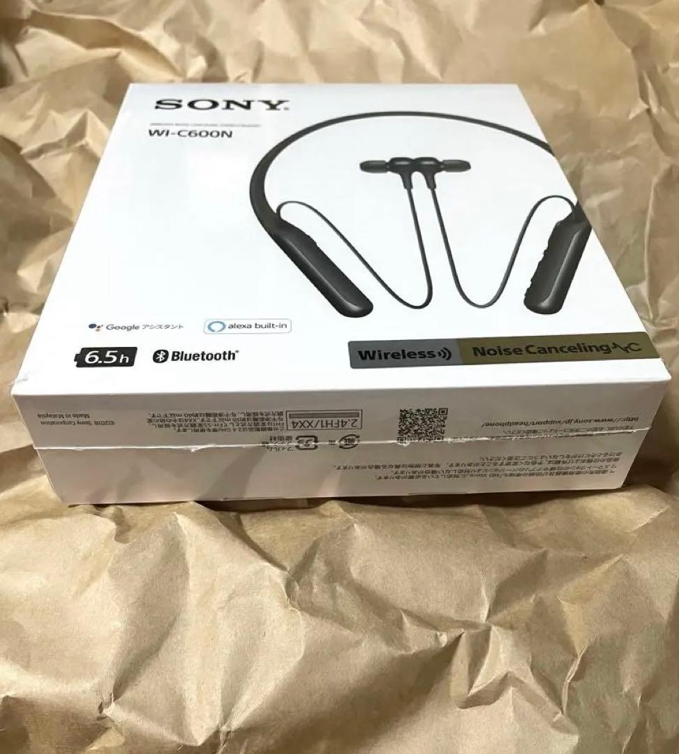 ソニー SONY ワイヤレスノイズキャンセリングイヤホン WI-C600N 新品