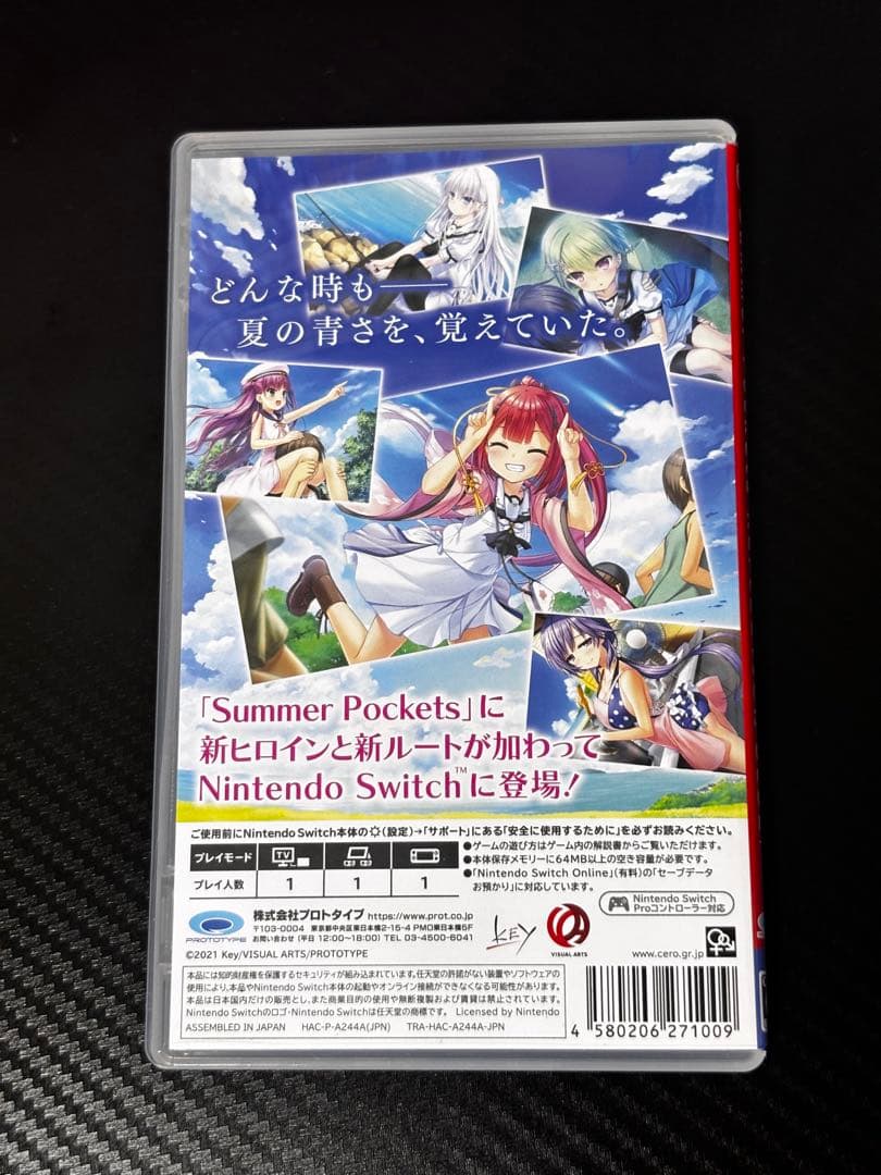 Nintendo Switch SummerPockets REFLECTION BLUE Switch