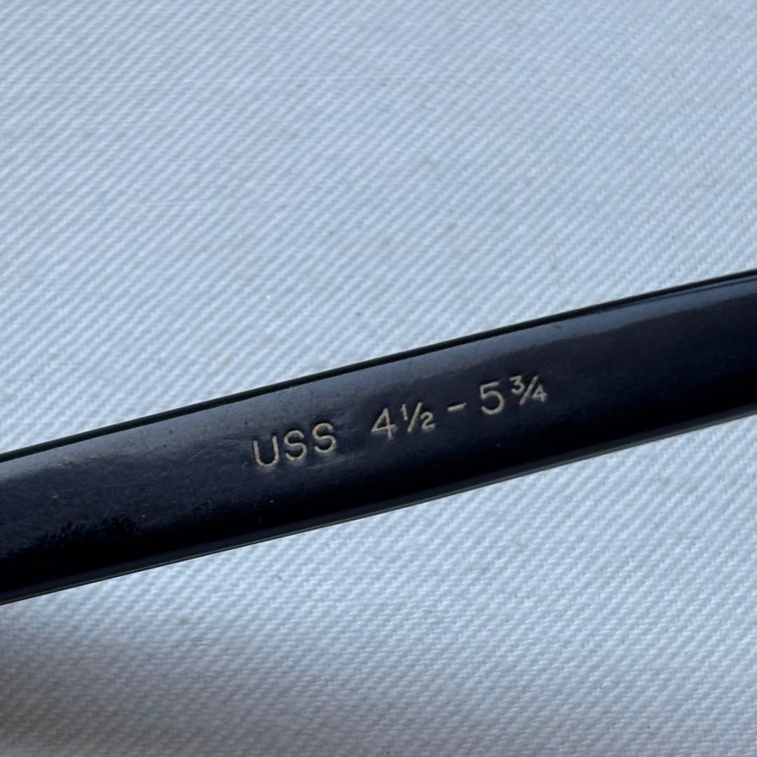 USS 50/26 GIグラス ビンテージ メガネ サングラス 眼鏡 黒 749