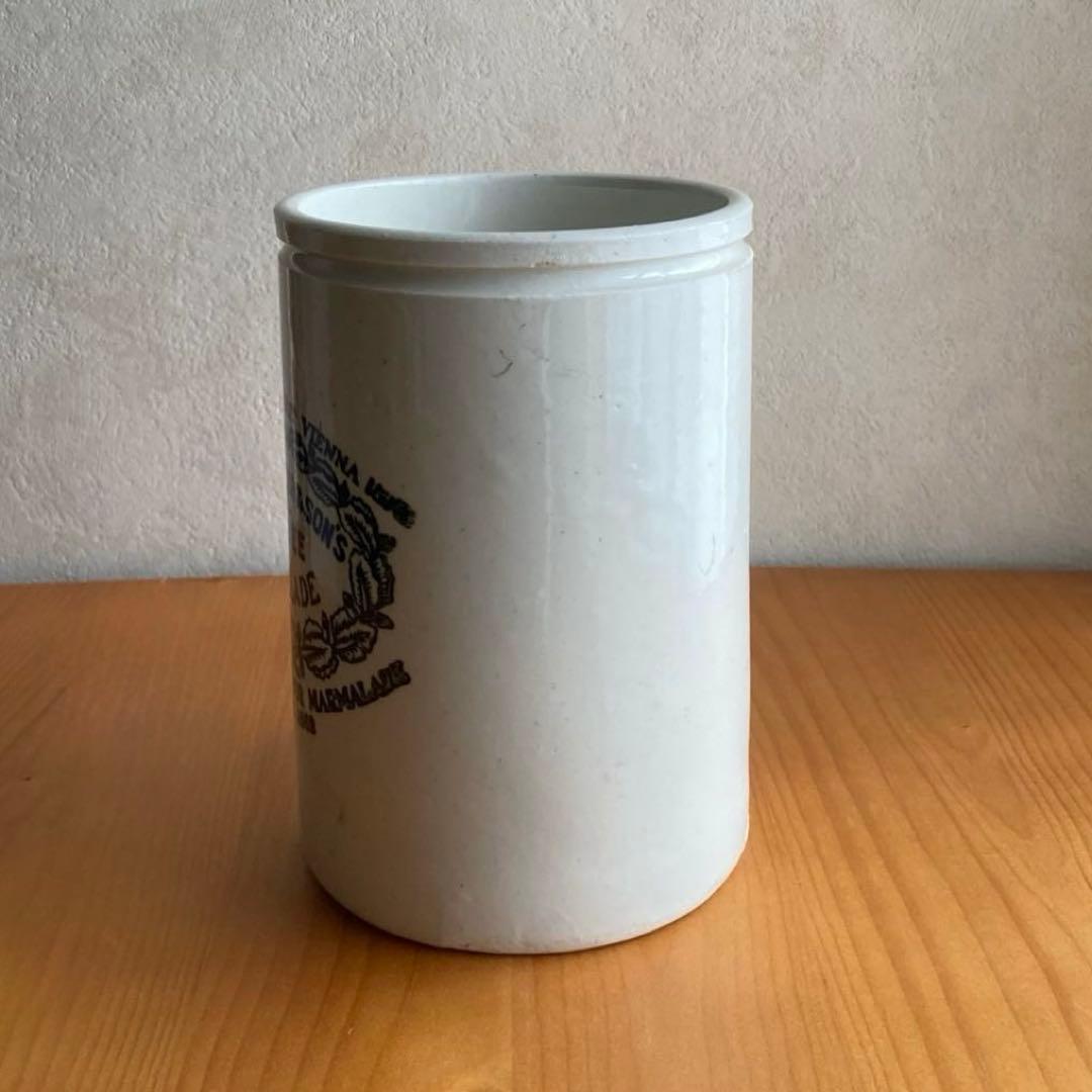 アンティーク　ダンディー マーマレード ポット ／ ジャー 陶器瓶　DUNDEE