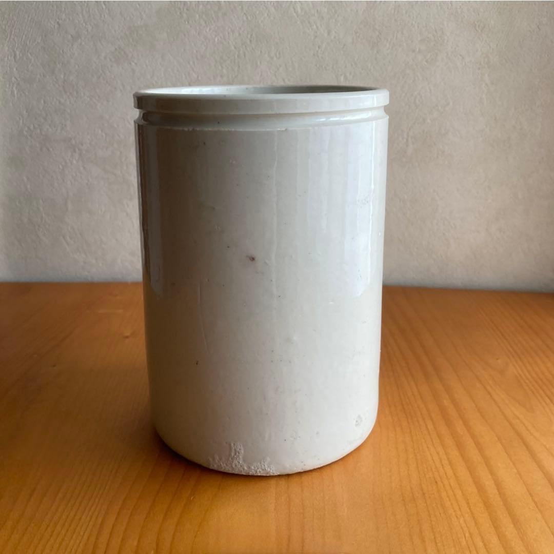 アンティーク　ダンディー マーマレード ポット ／ ジャー 陶器瓶　DUNDEE