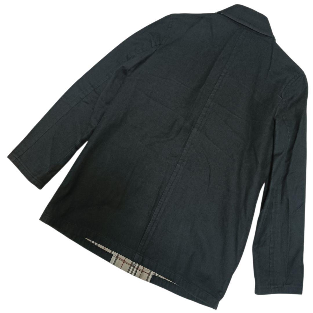 希少✨BURBERRY ブルーレーベル ノバチェック ブラック ジャケットコート