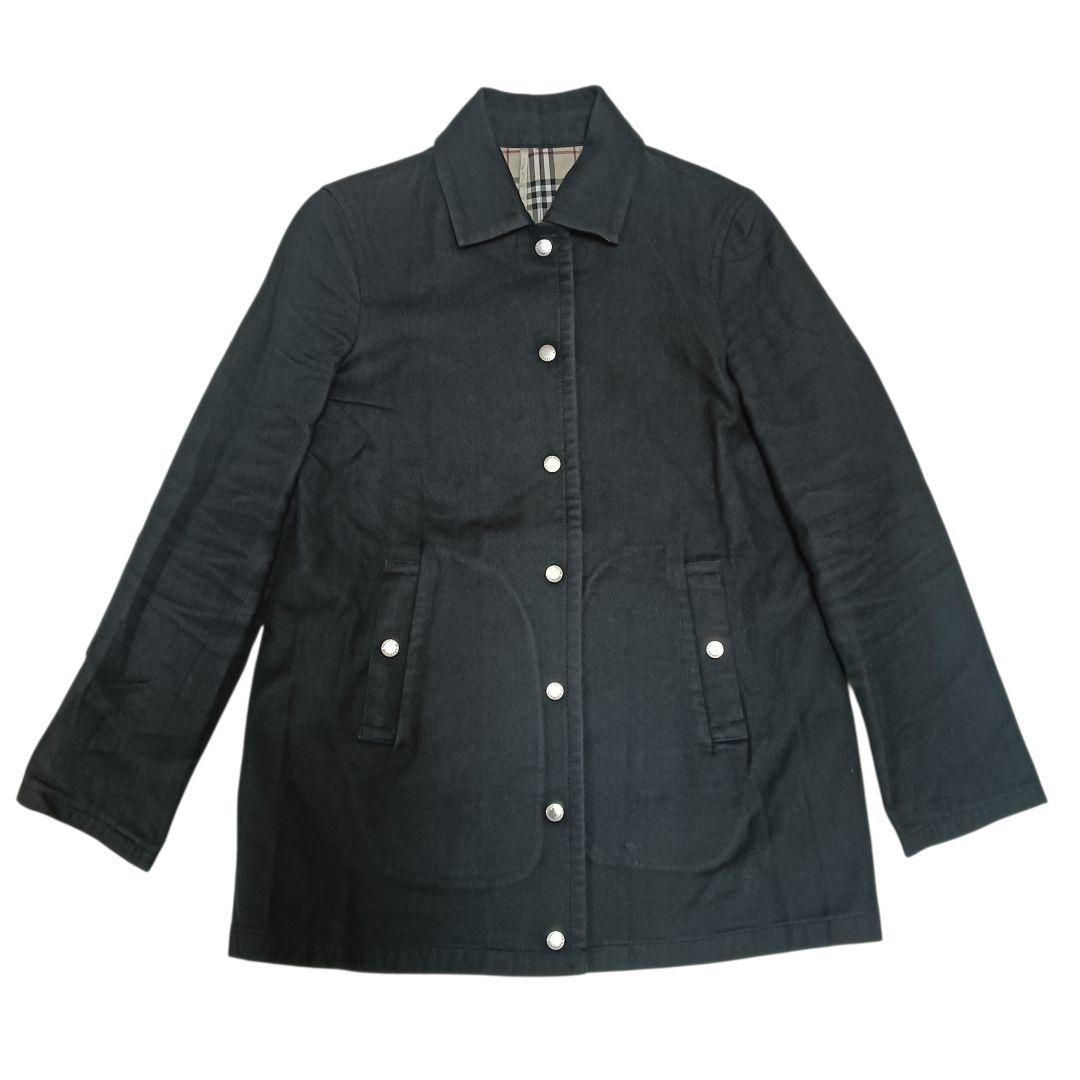 希少✨BURBERRY ブルーレーベル ノバチェック ブラック ジャケットコート