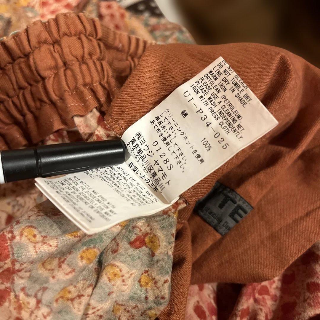 yohji yamamoto s'yte 総柄 サルエルパンツ 3