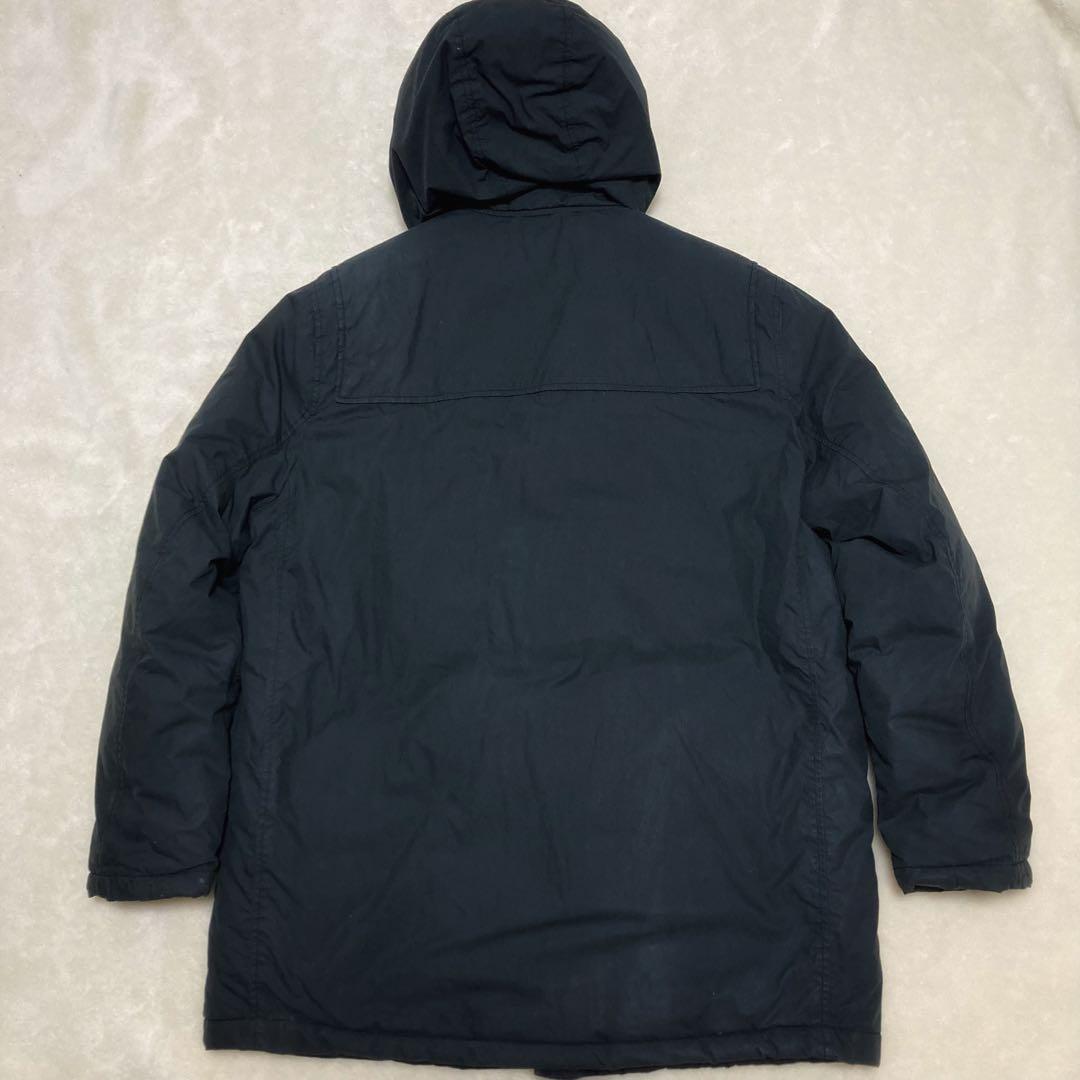 美品 ビームス ダウンダッフルコート XL 肉厚 極暖 ブラック B:MING