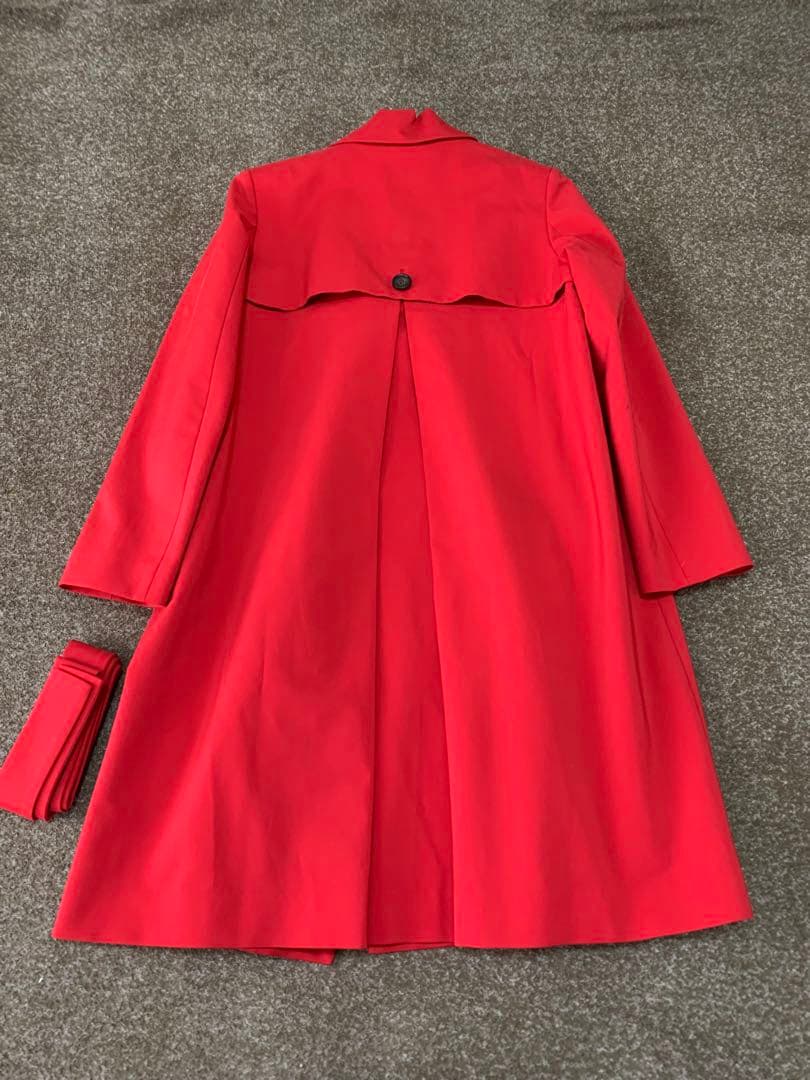 美品　エンフォルド　トレンチコート　赤　36 ENFOLD