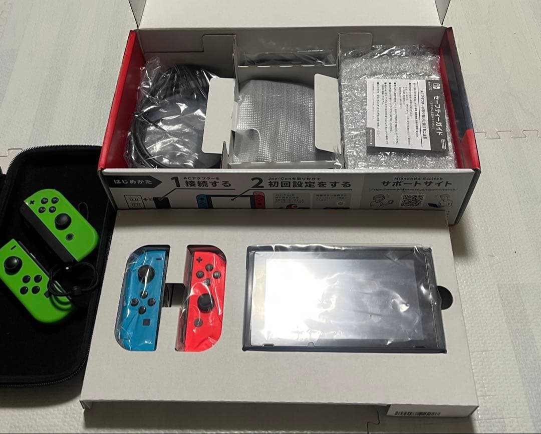 Nintendo Switch 本体 赤/青/緑 ジョイコン