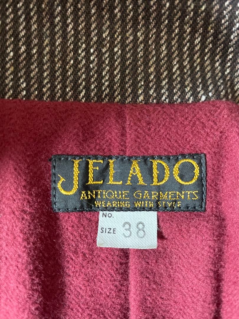 JELADOジェラード　アンソニーコート　ジャケット　ブラウン　サイズ38