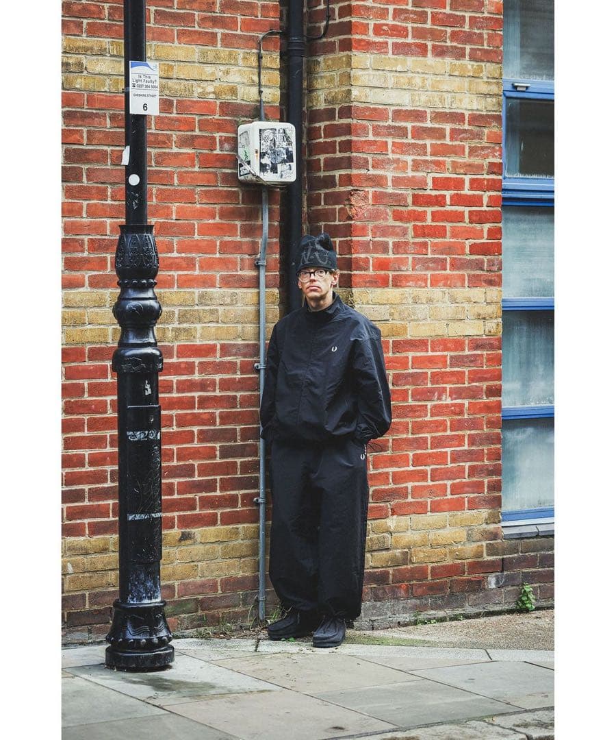 BEAMS FRED PERRY 別注シェルジャケット・パンツ セット
