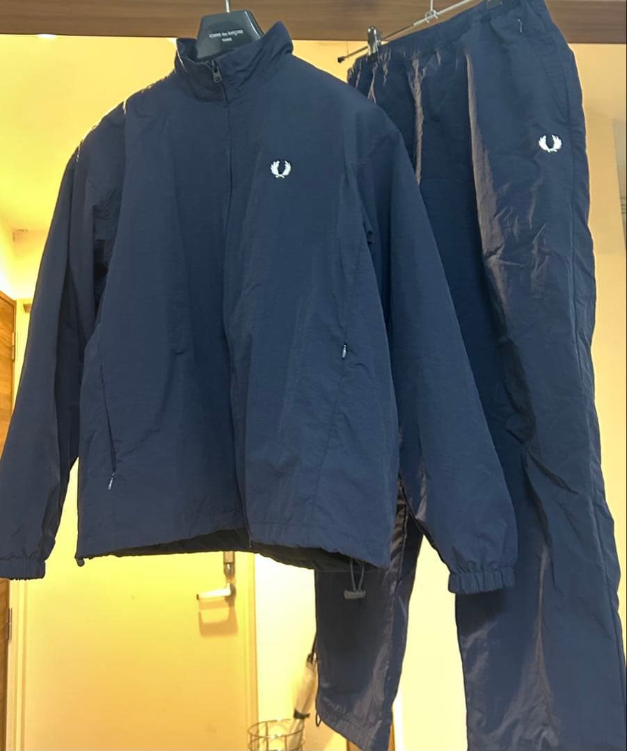 BEAMS FRED PERRY 別注シェルジャケット・パンツ セット