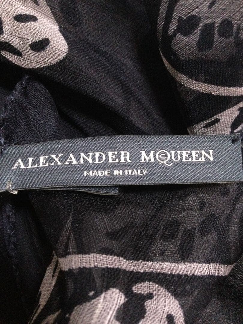 Alexander McQueen スカル柄 ストール