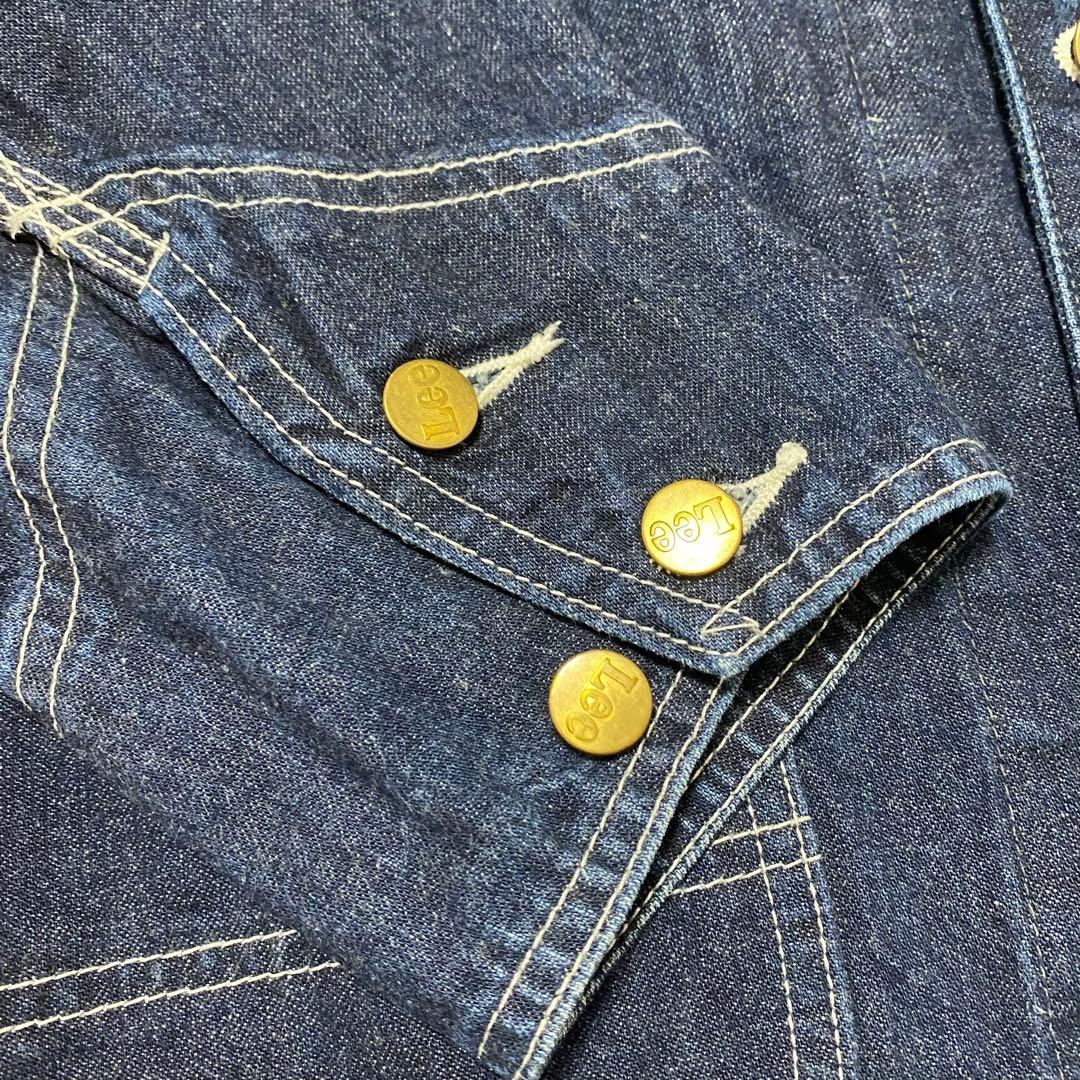 濃紺 Lee 91J 復刻 LOCO JACKET デニム カバーオール 40