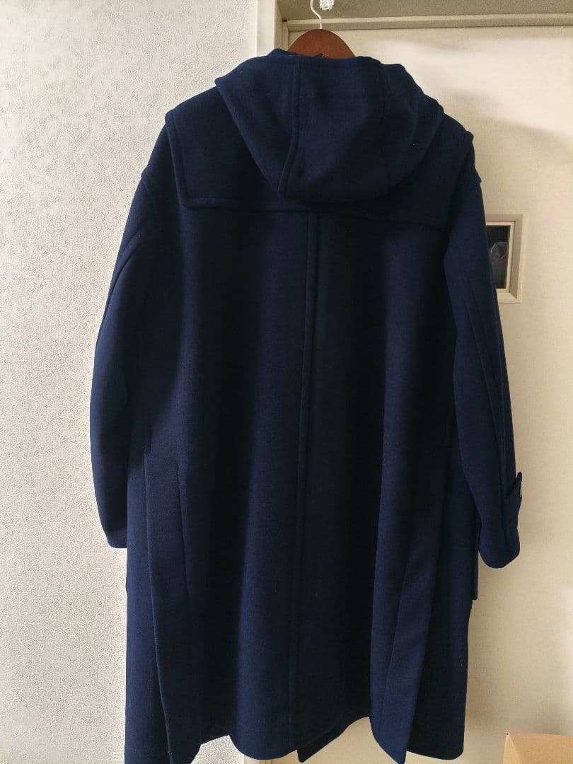 ＋J　ウールオーバーサイズダッフルコート　NAVY　XLサイズ