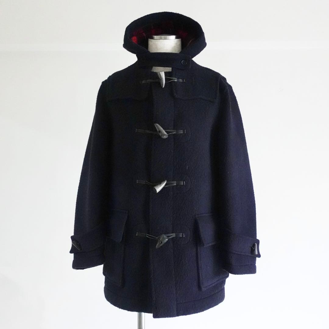 1980s Tibett ショートダッフルコート　ネイビー　イングランド製