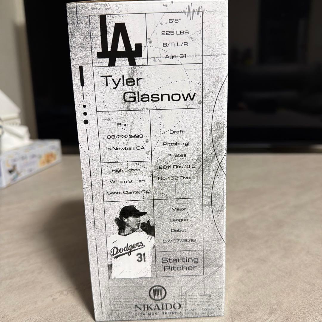 Tyler Gla Dodgers ボブルヘッドフィギュア　新品未開封