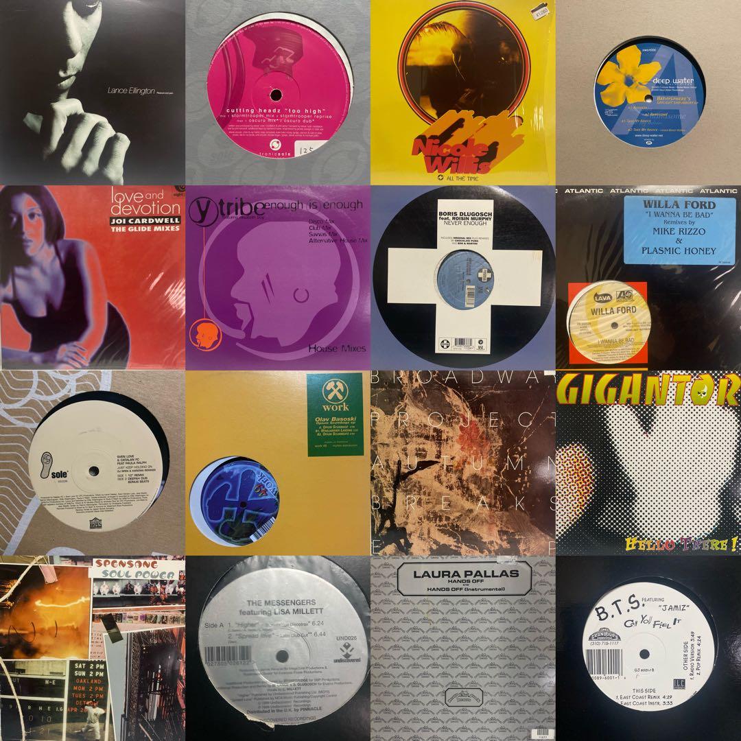 大量箱売り House レコード 80枚セット　ハウス まとめ売り Techno