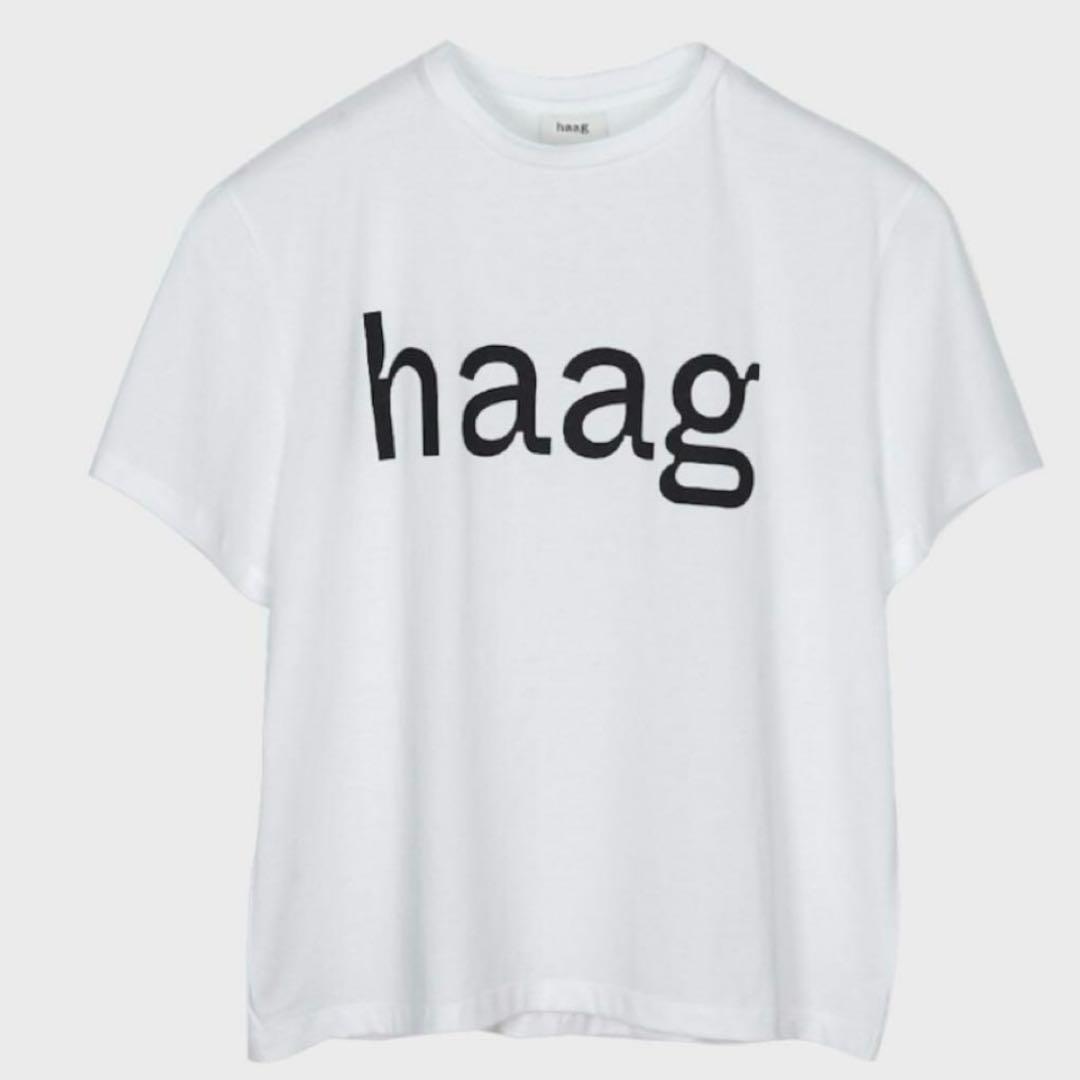 新品 haag ヘイグa birthday t-sh / white ②