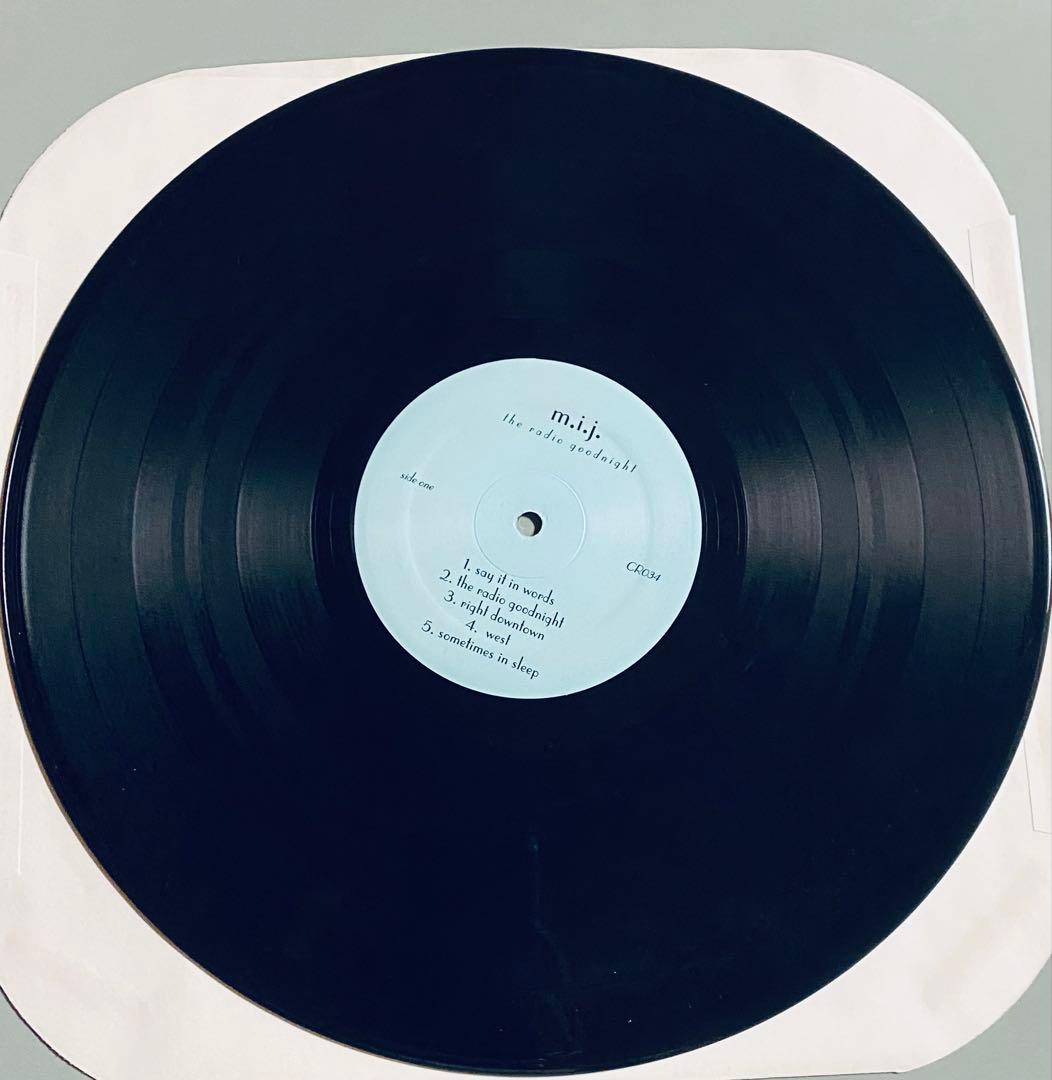 M.I.J. – The Radio Goodnight LP レア