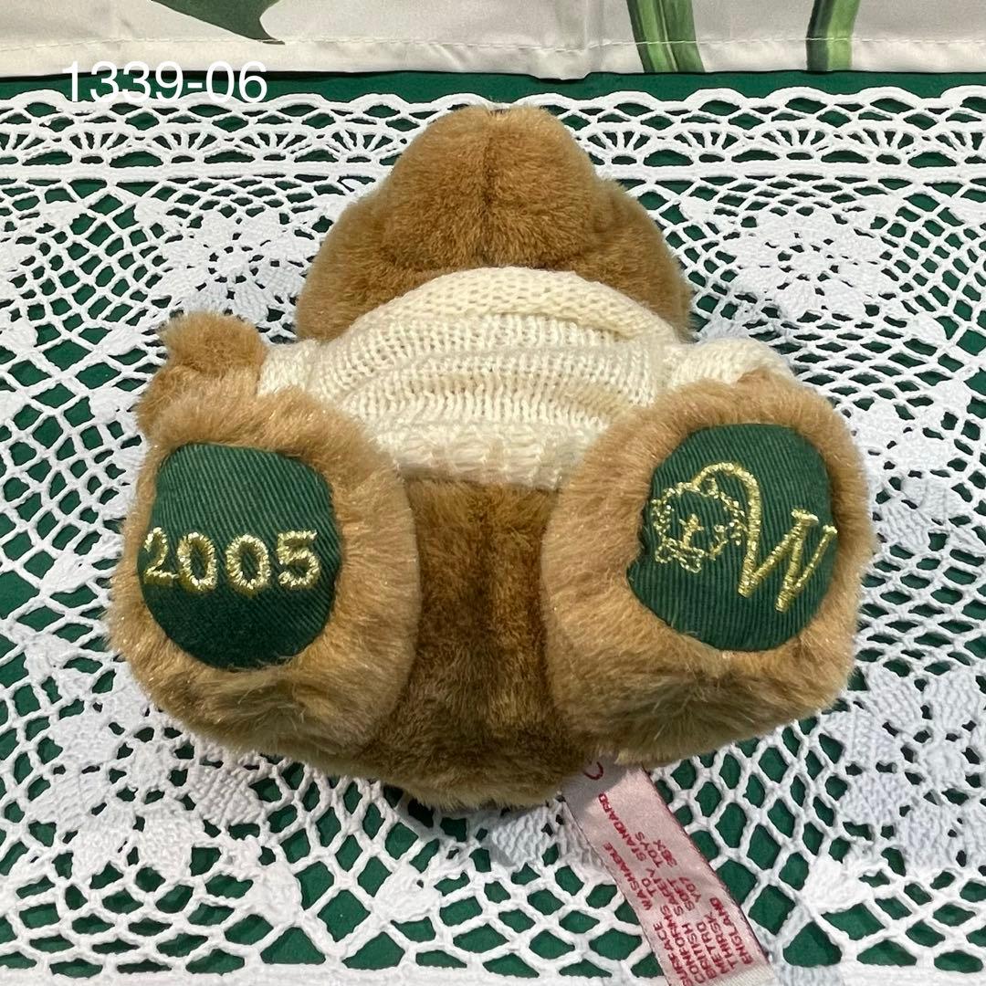 1339 テディベア metro 2005 白いセーター クマのぬいぐるみ
